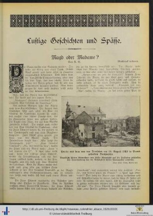 Lustige Geschichten und Spässe.