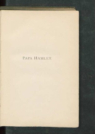 Papa Hamlet