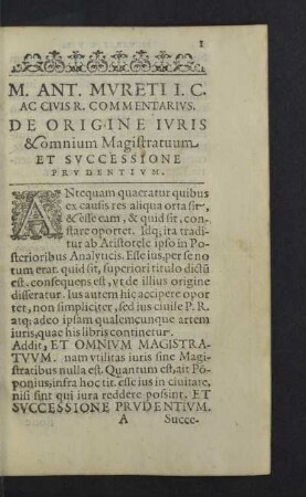 De origine iuris