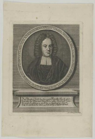 Bildnis des Gottfried Arnold
