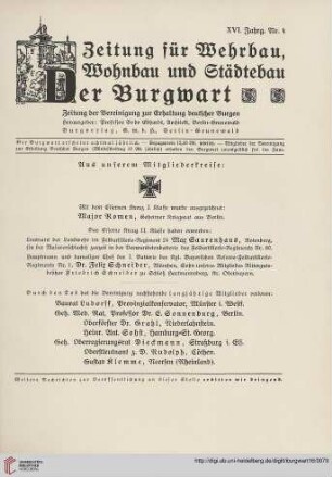 Aus unserem Mitgliederkreise