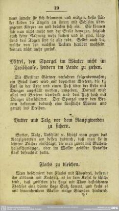 Flachs zu bleichen