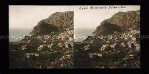 Blick nach Südwest auf Häuser von Capri