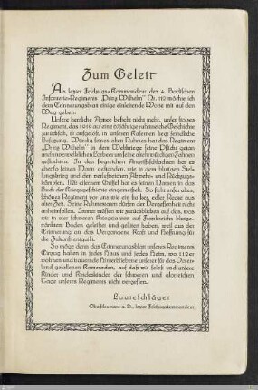 Zum Geleit