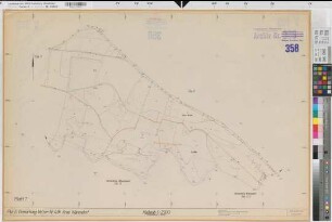 Warendorf (Warendorf), Flurbereinigung Velsen-Warendorf, Bl. 7 alter Bestand Velsen Flur 6