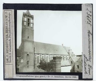 Marienwerder, Dom : Außenansicht von SW