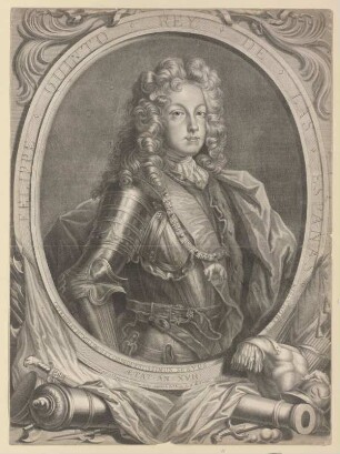 Porträt Philipps V. König von Spanien