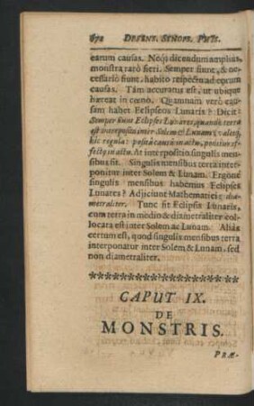 Caput IX. De Monstris.