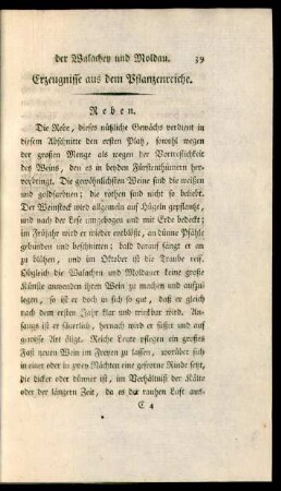 Erzeugnisse aus dem Pflanzenreiche
