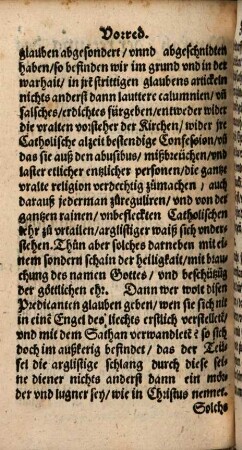 Prodromvs oder Vortrab, Der rettung deß büchleins, von rechter, ordentlicher wahl, vnd berüff, der Catholischen, vnd Euangelischen Priester vnd Prediger : Darinnen durch vnparteysche Richter, erklert, vnd gründlich dargethan wirdt, wie felschlich, vnd betrieglich Georg Nigrinus Lutherischer Predicant, vnnd andere seine Aidgenossen, sich der lehr, glauben vnd Confession der vralten Apostolischen lehrer rhümen vnd gebrauchen, jedermann gantz lustig zülesen, vnd zübedencken