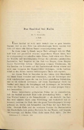 Mitteilungen des Vereins für Erdkunde zu Halle a.d.S : zugl. Organ des Thüringisch-Sächsischen Gesamtvereins für Erdkunde, 1888