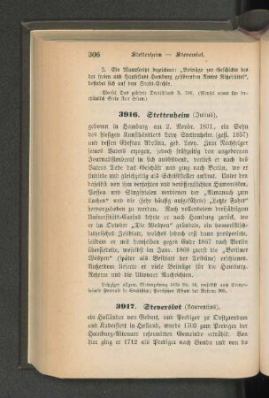 3916. Stettenheim (Julius)