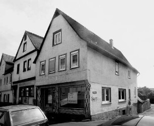 Wohnhaus, Fachwerk; Gelnhausen, Röther Gasse 27