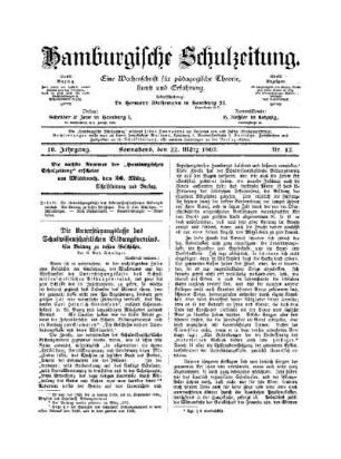 Die Untertützungskasse des Schulwissenschaftlichen Bildungsvereins : ein Beitrag zur dessen Geschichte