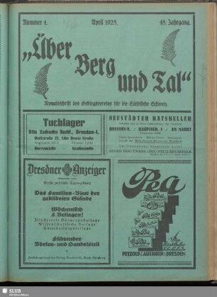 Nummer 4, April 1925