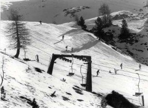 Im Pordoi Skigebiet bei Canazei, Trentino