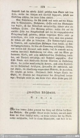 Zwölfter Abschnitt. Namen