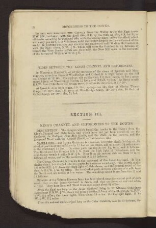 SECTION III. KING'S CHANNEL AND ORFORDNESS TO THE DOWNS