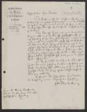 Brief von Ernst Rudolph von Trautvetter an Gottlieb August Herrich-Schaeffer