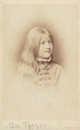Elsa Porges als Kind, Porträt