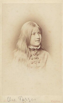 Elsa Porges als Kind, Porträt