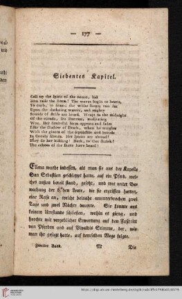 Siebentes Kapitel