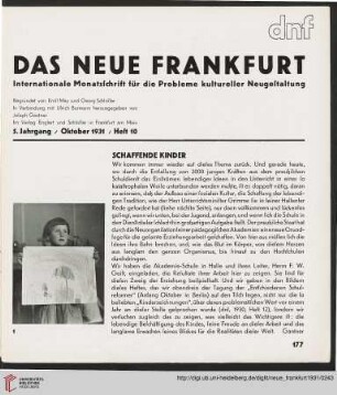 5: Schaffende Kinder
