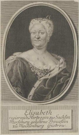 Bildnis der Elisabeth, Herzogin von Sachsen-Merseburg