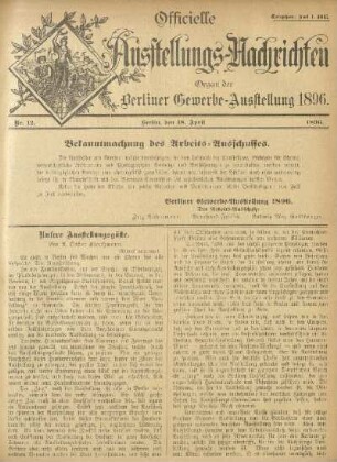 Nr. 12, 18. April 1896