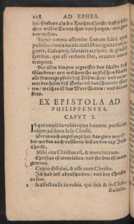 Ex Epistola Ad Philippenses.