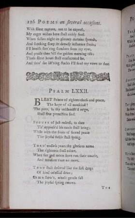 Psalm LXXII.