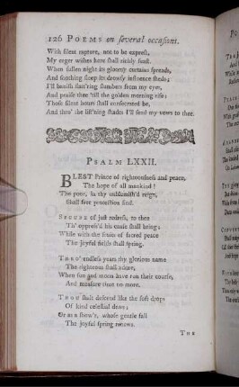 Psalm LXXII.
