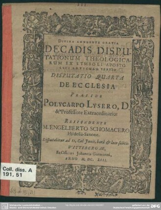 4: De ecclesia