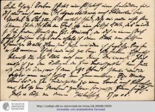 Postkarte vom 05.10.1906
