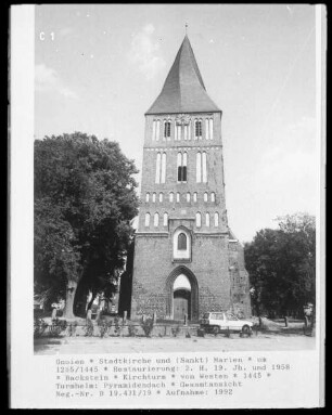 Stadtkirche / Sankt Marien — Kirchturm