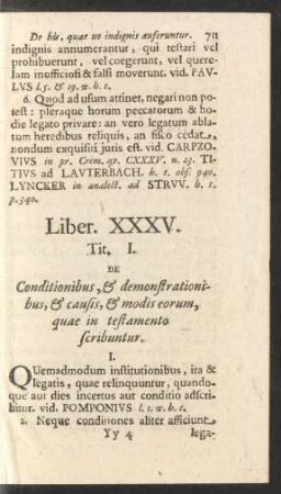 Liber XXXV