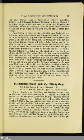 Reichsbannerrede zum Verfassungstag