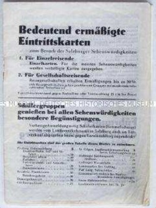 Tarnschrift der KPD mit Aufsätzen verschiedener Autoren zur Lage u.a. zur Annexion der Tschechoslowakei und zum Bürgerkrieg in Spanien, getarnt als touristische Informationsschrift (Einband fehlt)