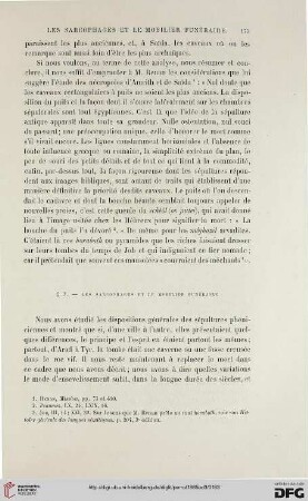 § 3: Les sarcophages et le mobilier funéraire
