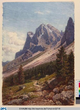 Gebirgslandschaft mit Weg