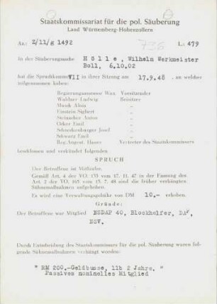 Hölle, Wilhelm