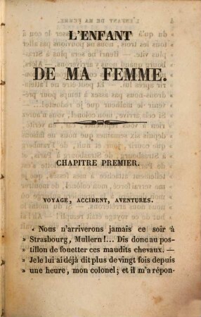 Oeuvres complètes de Ch. Paul de Kock. 1, L' enfant de ma femme ; t. 1