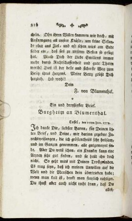 Ein und dreyßigster Brief. - Fünf und dreyßigster Brief.