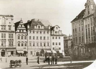 Neiße (heute: Nysa), Ring (Rynek), Reproduktion einer Aufnahme um 1870