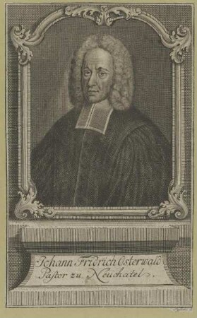 Bildnis des Johann Fridrich Osterwald