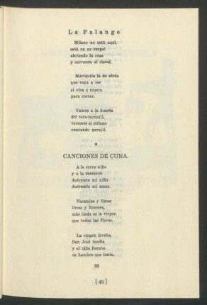Canciones de cuna.