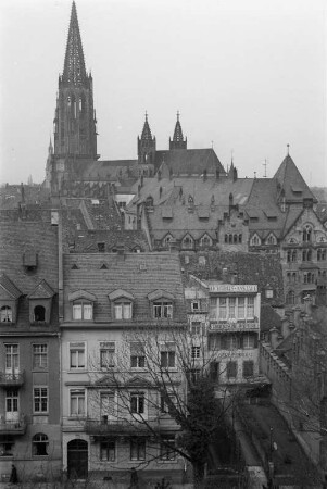 Freiburger Münster : Ansicht vom Freiburger Münster.