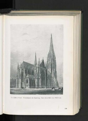 Nicolaikirche in Hamburg. Nach dem Stich von Wilkinson.