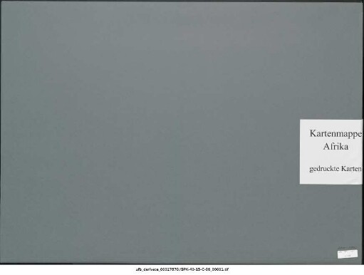 Mittleres Nordafrika : Reisen von Barth, Vogel, Overweg, Richardson, Rohlfs : 1910-1912 : Kartensammlung
