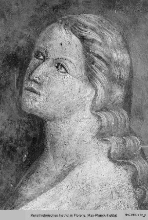 Biblische und hagiographische Szenen, Fabeln, Jagd-, Kampf- und Monatsdarstellungen (v. d. Rest. 1978/79) : Erschaffung Evas